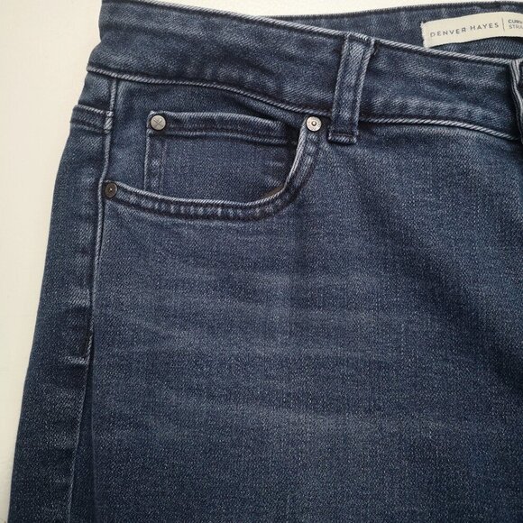 Denver Hayes Curvy Straight Ladies Size 14/30 Medium Wash Jeans - Picture 7 of 16